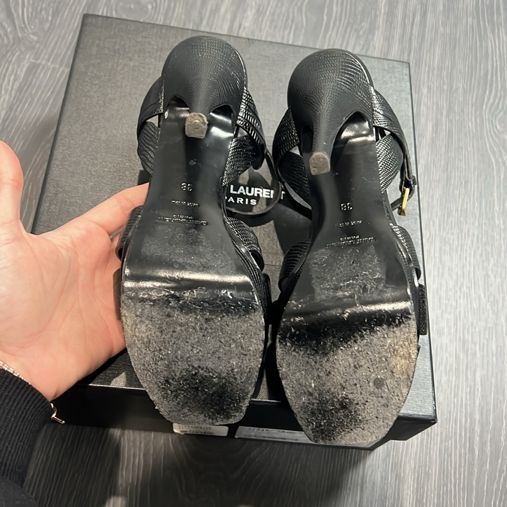 Saint Laurent Tribute Heels Black - Picture 3 of 5
